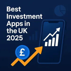 digital graphic showing smartphone trading interface, financial charts, and FCA-compliant platforms