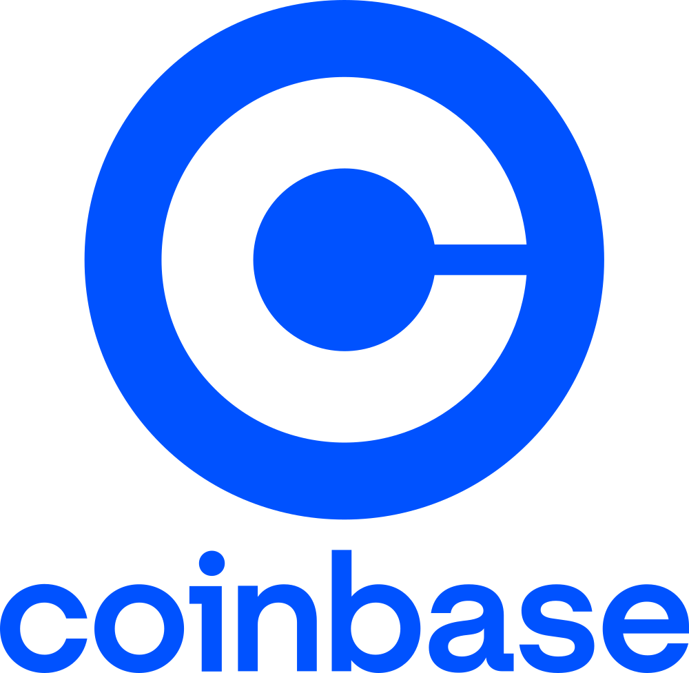 coinbase logo in blue