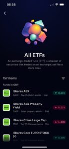 lightyear ETF Mobile Screenshot for Lightyear Investing Review