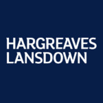 Hargreaves Lansdown logo resized featuring a blue background