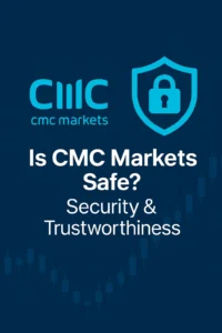 Is CMC Markets Safe? Security and Trustworthiness Review with Logo and Shield Icon
