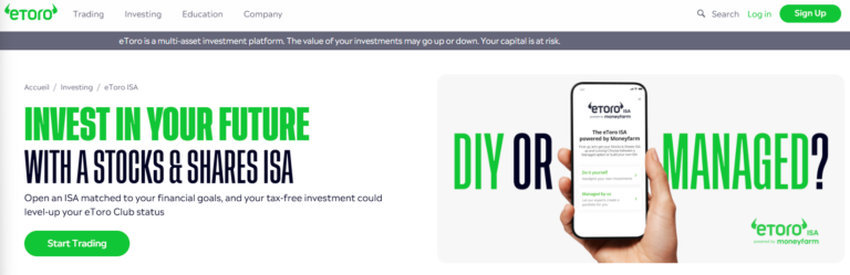 eToro ISA screengrab