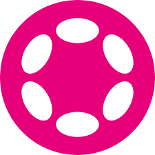 Polkadot Logo featuring a white background