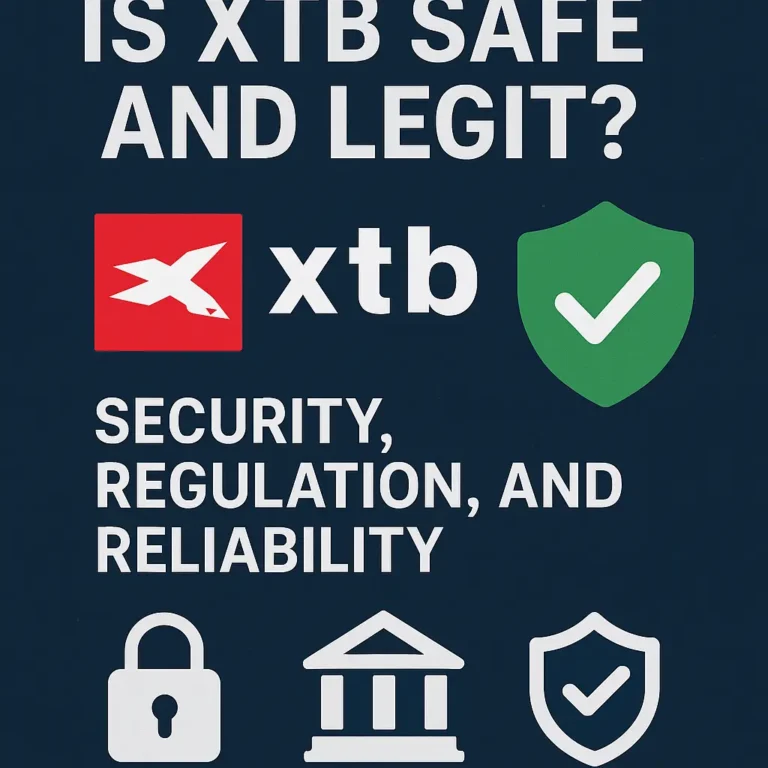 Is XTB Safe and Legit? - Security, Regulation, and Reliability Overview with XTB Logo and Shield Icons