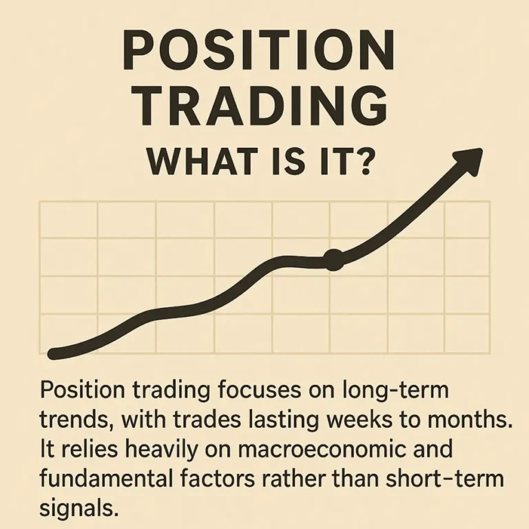 Best Forex Trading Strategies 7 Illustration of position trading with a graph and text outlining the concept