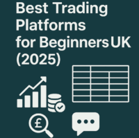 Best trading platforms for beginners UK 2025 guide with investment icons