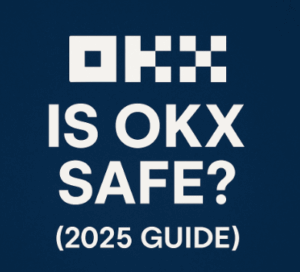 Is OKX Safe 2025 guide featured image with OKX logo and title text