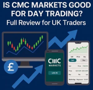 CMC Markets day trading platform with charts, mobile app, and trading instruments for UK traders