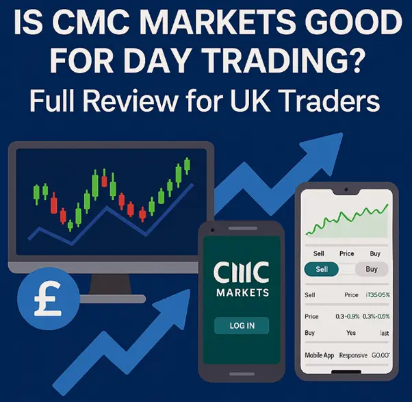 Home 7 CMC Markets day trading platform with charts, mobile app, and trading instruments for UK traders