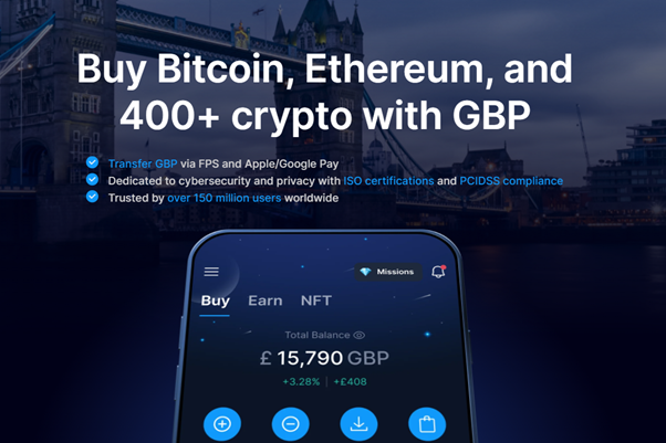 Buy Bitcoin, Ethereum, and 400+ cryptocurrencies with GBP on Crypto.com UK