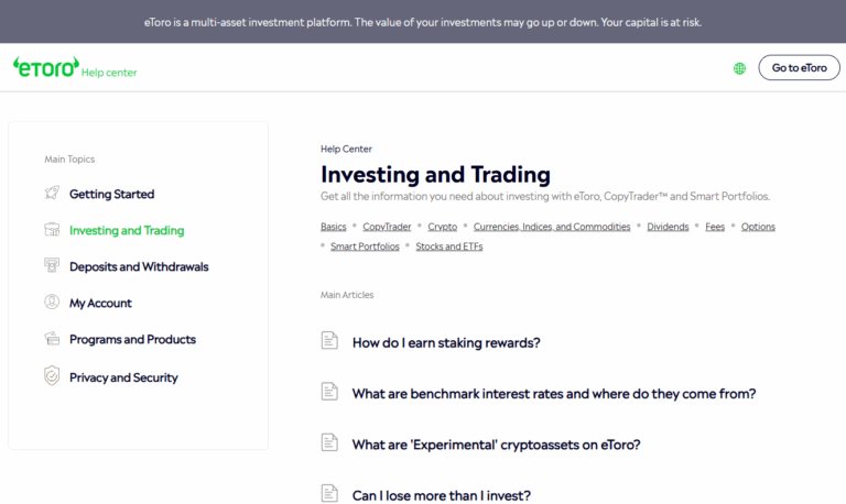 How to Day Trade on eToro 8 etoro help center investing and trading guide