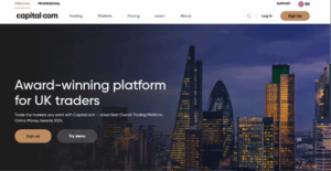Capital.com Award-winning platform for UK traders with trading options.