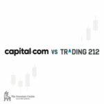 Capital.com vs Trading 212 logos shown side by side for comparison, with TIC Bull watermark.