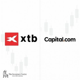 xtb vs capital com logo comparison