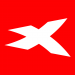XTB logo feature a red background and white trademark logo